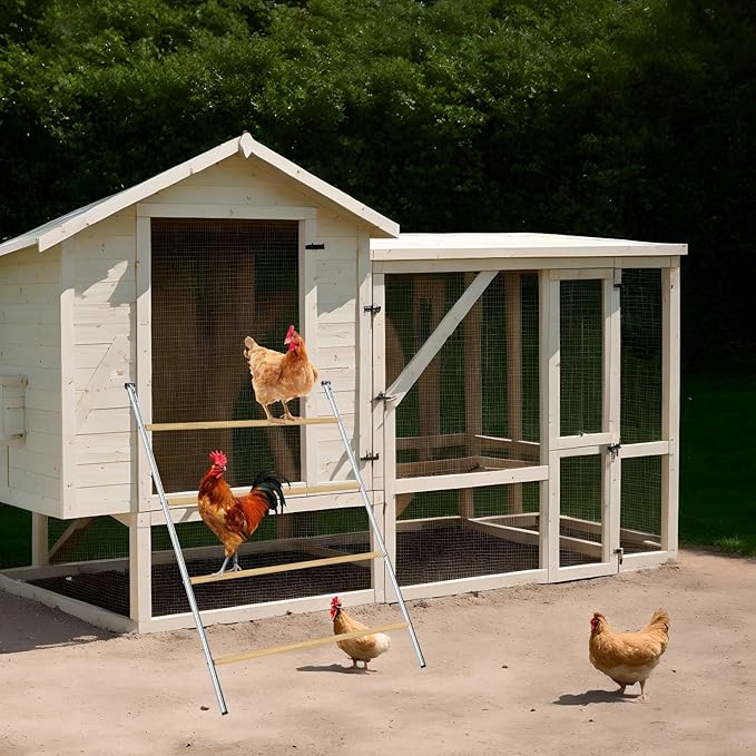 Chicken Coop Roosting Perch Essentials, Chicken Roosting Bars Suitable for Chicken Coop, Backyard Poultry, Farm Roost Toys (55" L x 40" W)
