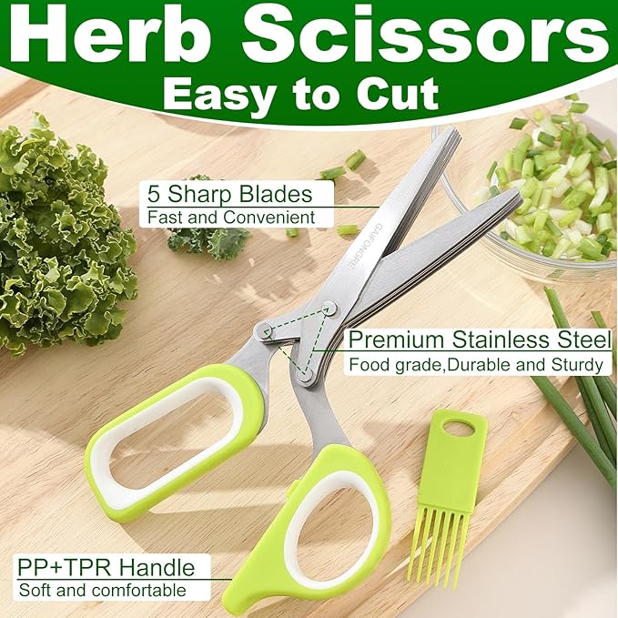 Heavy Duty Poultry Shears Herb Vegetable Salad Scissors 2pcs set ,Kitchen Shears for food Heavy Duty,Kitchen Scissors All Purpose,Chicken,Meat,Herb Salad Scissors for Chicken Turkey,Dishwasher Safe