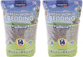 Vitakraft Fresh World Small Animal Bedding - Ultra Strength - Pet Bedding for Litter Boxes and Cages (16 L),Gray, 975 cu in (Pack of 2)