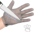 Cut Resistant Glove, Food Grade Stainless Steel Chainmail Butcher Glove for Cutting Meat Oyster Shucking Slicing Fish
