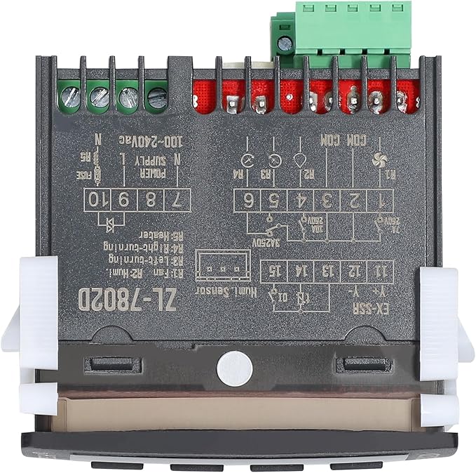 ZL-7802D Automatic Incubator,Digital Temperature Controller,Egg Incubator Controller Thermostat Hygrostat for Eggs Turning and PID Control