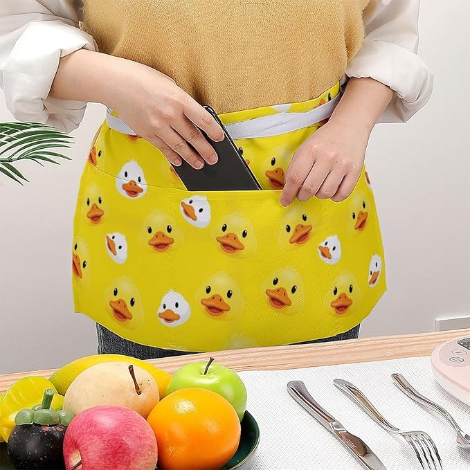 Server Waitress Waist Apron Cooking Kitchen Restaurant Aprons for Women Men