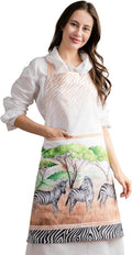 Maison d' Hermine 100% Cotton Apron for women with Pocket Kitchen Chef Apron for Men Cooking Easter Decorations