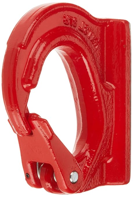 Indusco 47401400 Alloy Weld On Bucket Hook, 3 Ton WLL, Painted