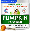 BARK&SPARK Pumpkin Powder for Dogs - 8oz Powdered Fiber Supplement and Stool Softener - Upset Stomach, Food Sensitivity - Improve Digestion - 8oz Powder