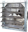 iLiving - 24" Wall Mounted Exhaust Fan - Automatic Shutter - Variable Speed - Vent Fan For Home Attic, Shed, or Garage Ventilation, 4244 CFM, 6200 SQF Coverage Area (Power Cord Not Included)