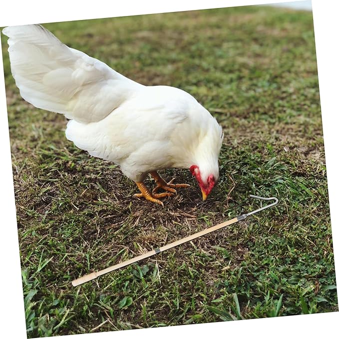 Garneck Animal Catch Net Chicken Legs Butchering Equipment Chicken Catcher Hook Poultry Handling Tool