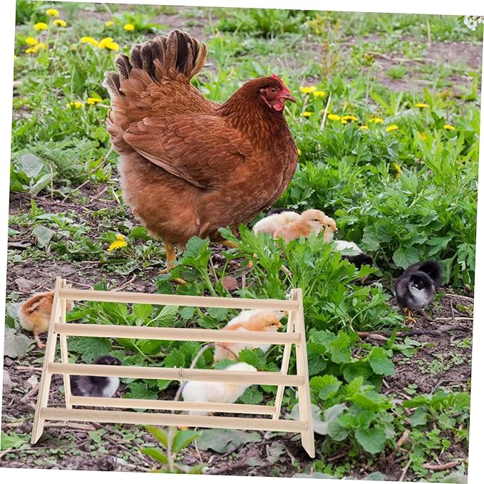 TOYANDONA Chicken Perch Stand for Chicks Roosting Bar for Poultry Habitat Supplies Detachable Design for Easy Cleaning Space Efficient Storage for Coop and Brooder