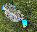 Rudder Fly Fishing Landing Net Mesh Trout Catch and Release Net Light Weight
