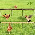 2 PCS Chicken Toys,Extra Long Chicken Perch Toys,Woodern Chickens Roosts and Perches Stand Training Perch for Poultry Rooster Chicks Large Bird Chicks Parrot, 44.88” Long