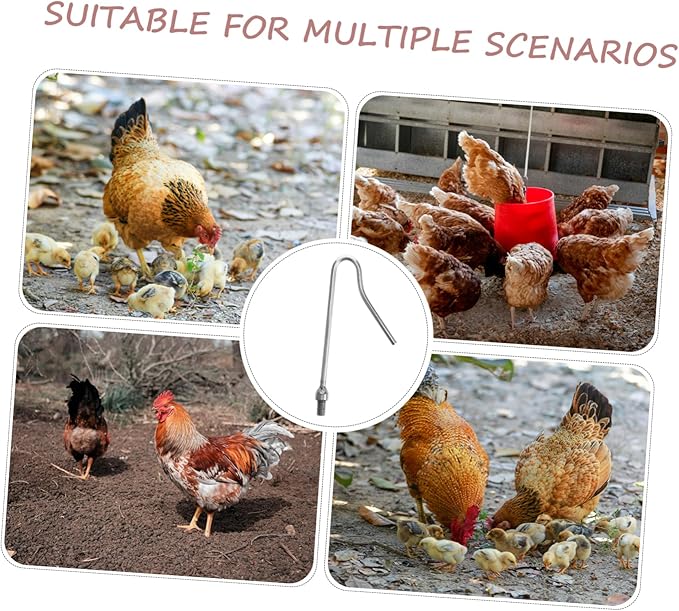 Mipcase Nimal Catching Tool Chicken Catcher Hook Catcher Trap for Farming Needs