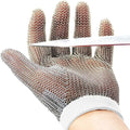 Dowellife Chainmail Glove, Cut Resistant Food Grade, Stainless Steel Mesh Metal Knife Cutting Glove for Butcher, Oyster Shucking Kitchen Mandoline Chef Slicing Fish Fillet (Small)