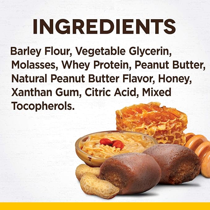 Zoe Zoë Pill Pops for Dogs, Peanut Butter with Honey Recipe, 3 Pack - All Natural Healthy Dog Treats to Hide Medication