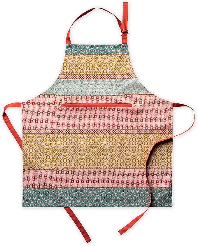 Maison d' Hermine 100% Cotton Apron for women with Pocket Kitchen Chef Apron for Men Cooking Easter Decorations