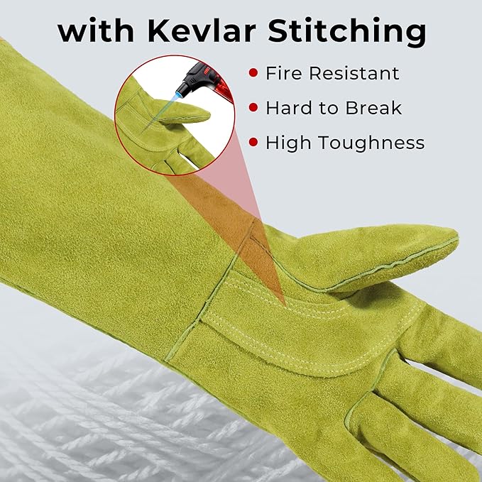 HLDD HANDLANDY Animal Handing Gloves- Bite Proof, Puncture & Scratch Resistant for Safe Handling