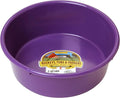 Little Giant® Plastic Utility Pan | Feed Pan | Durable & Versatile Livestock Feeding Bucket | Made in USA | 5 Quart | Purple