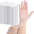 BYMORE Disposable Plastic Gloves Bulk, Clear Food Handling Service Gloves for Kitchen Food Prep Food Service Food Handling