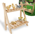 Chicken Perch, Foldable Chicken Roosting Bars for Coop, Chicken Coop Accessories, Baby Chicks Stand Toys, Training Perch for Birds, Baby Turkeys, Chicks, Parrots
