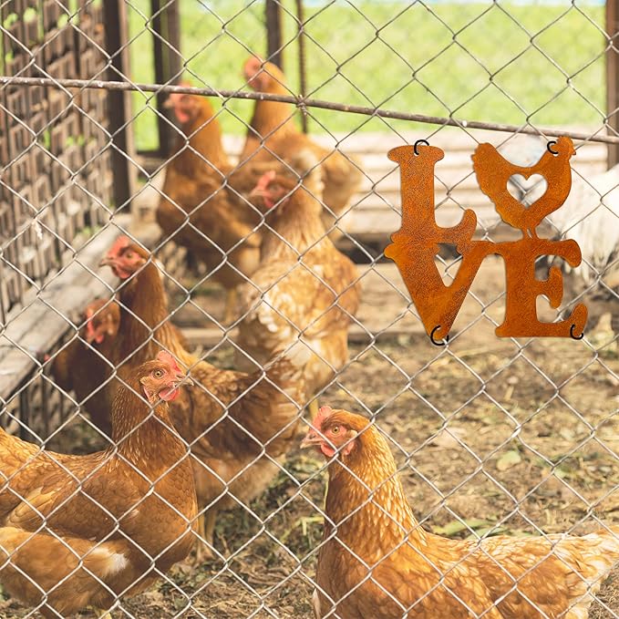 Rustic Chicken Coop Decor - Wall Hanging Art - Chicken Coop Signs - Farmhouse Style - Outdoor Wall Decor - Kitchen Decor