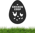 Personalized Chicken Coop Signs, Outdoor Chicken Coop Decor, Vintage Farmhouse Wall Decor, Custom Metal Name Sign for Farm Yard Garden Home, Gifts for Chicken Lovers Color08