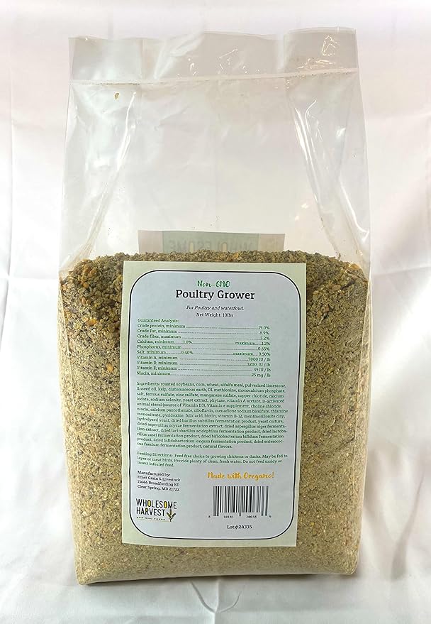 Non-GMO Pastured Poultry Grower 19% for Growing Chickens and Ducks - 10 lbs