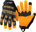 WESTWOOD FOX Gardening Working Gloves Leather Safety Thorn Proof Gloves for Mens & Women Flexible Heavy Duty Mechanic Gloves