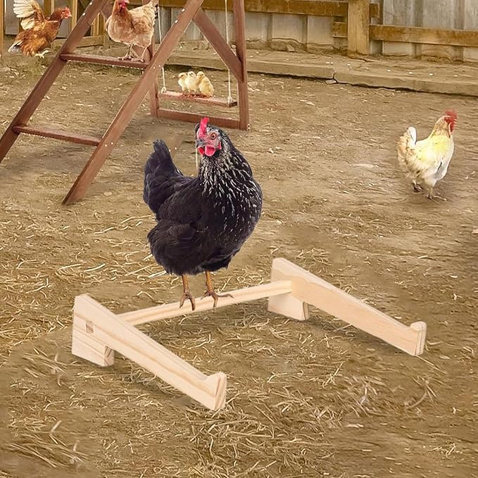 Chicken Roosting Bar, – Wooden Pets Perch Stand, Hen Chicks Birds Parrot, Play Perching Training Support Brooder | Hen Chicks Birds Parrot Play Perching Training Support Brooder Coop