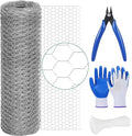 48 in x 200 ft Chicken Wire Fencing Mesh, Metal Floral Chicken Wire for Floral Arrangements, 0.6 Inch Hexagonal Galvanized Poultry Netting for Garden, Coop Barrier, Duck Rabbit Cage(Silver)