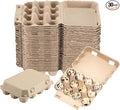 30 Pcs Quail Egg Cartons,3x4 Dozen Dozen Egg Box,Blank Natural Color Pulp Paper Eggs Container Reusable Egg Storage Tray for 12 Count Quail Egg Carton Storage Strong Tray for Refrigerator