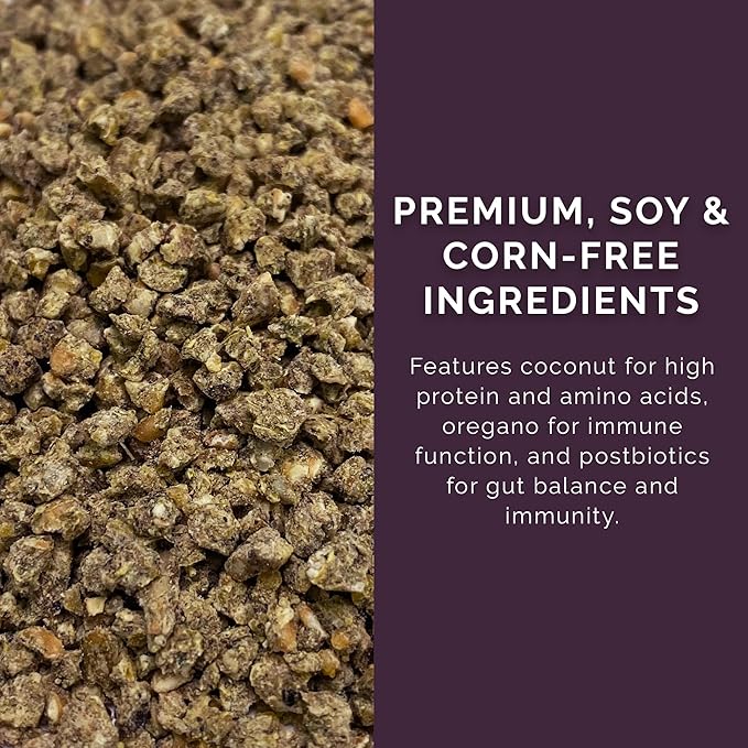 Chick Start Crumb Feed, 25lbs - Non-GMO, High Protein Chick Feed for Strong Early Growth, 21% Protein - USDA Certified Organic Blend, Soy & Corn-Free