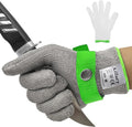 Level 9 Cut Resistant Kitchen Glove,Food Grade,Machine Washable,Stainless Steel Wire Metal Mesh Safety Work Glove for Mandolin,Meat Cutting,Oyster Shucking,and Wood Working (Large)