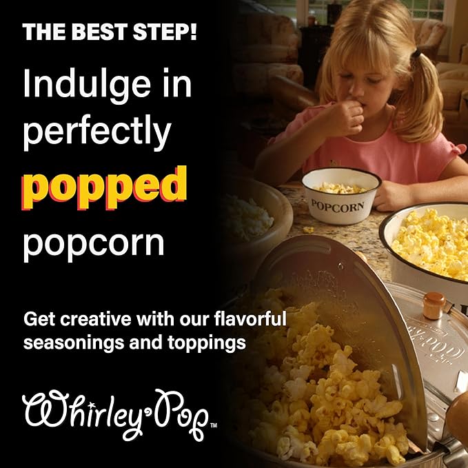 Aluminum 6 Qt Whirley-Pop Popcorn Popper