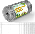 AMAGABELI GARDEN & HOME Hardware Cloth 1/2 inch 16inx50ft Galvanized After Welding 19 Gauge Square Chicken Wire Fence Mesh Roll Raised Garden Bed Plant Supports Poultry Netting Cage Snake Fence