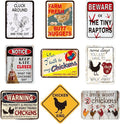 WERNNSAI Chicken Birthday Party Decorations - 9PCS Farm Birthday Decorations for Boys Girls Barnyard Themd Party Supplies Funny Chicken Coop Decor Farm Sign Posters for Door Wall Yard Garden Decoration
