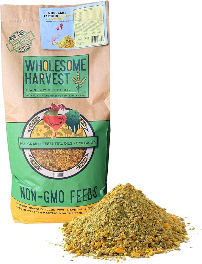Non-GMO Pastured Poultry Grower 19% for Growing Chickens and Ducks - 40 lbs