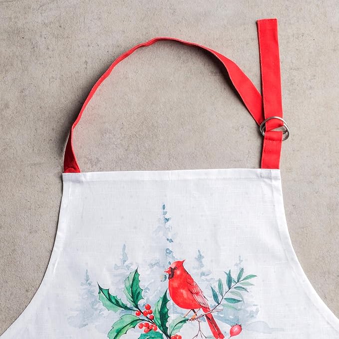 Maison d' Hermine 100% Cotton Apron for women with Pocket Kitchen Chef Apron for Men Cooking Easter Decorations