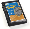 GUARD SHIELD Black Tarp Waterproof 20x20 Feet Medium Duty All Purpose Poly Tarps Cover 7mil
