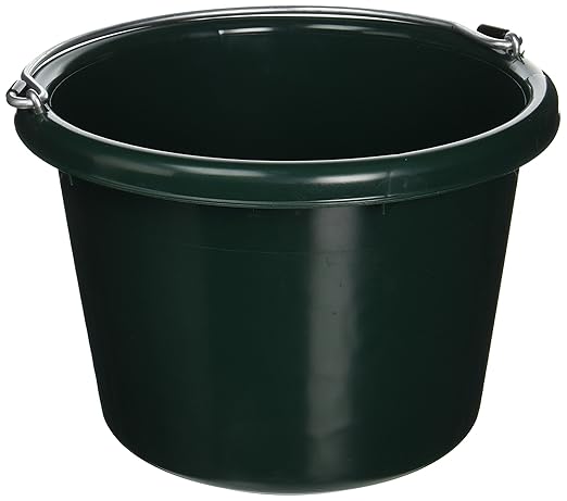 FORTEX Industries 380568 Utility Pail Dark Green, 8 Quart