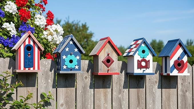 5 Pk 1.5" Metal Bird House Predator Guards -1-1/2" Hole Sizes - Excludes Different Bird Species - Protects The Entry Hole