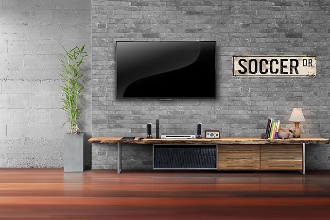 CSWLJS Rustic Metal Tin Signs Home Decoration Soccer Sign Fan Soccer Player Soccer Gift Soccer Decor Soccer Athlete Football Street Sign Art Wall Decor Metal Sign 4x16 Inch