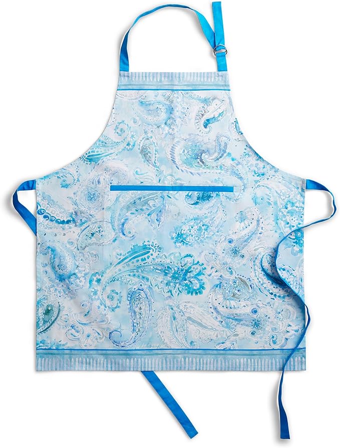 Maison d' Hermine 100% Cotton Apron for women with Pocket Kitchen Chef Apron for Men Cooking Easter Decorations