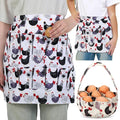 3 Pcs Egg Apron for Collecting Fresh Eggs Gathering Basket for Kids Adult 12 Pockets and Child 3 Pockets