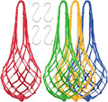 Balana 4pcs Chicken Vegetable String Bag Poultry Fruit Holder Chicken Cabbage Feeder Treat Feeding Tool with Hook for Poultry, Hens, Duck(Size:32g)