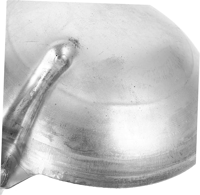 Happyyami Metal Feed Scoop Heavy Duty Iron Ladle for Horse Goat Feeding Watering Use