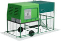Durable Plastic Tall Chicken Coop with Run Outdoor - Portable Easy Assembly Chicken House with Insulated Besting Boxes, Waterproof Cover, Clean Drawer, Mobile Wheels (Standard)
