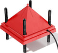 Brooder Plate for Chicks with Anti-Roost Cone, Chick Brooder Heater Red 10" x 10" with Constant Temperature