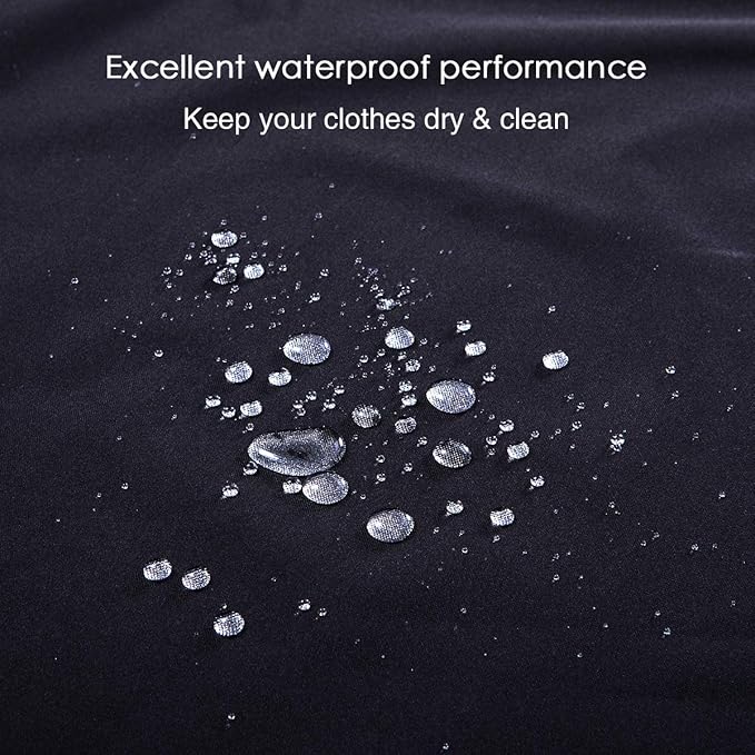 Waterproof Apron for Men and Women, Durable Heavy Duty Extra Long Adjustable Bib Apron for Kitchen Cooking, Dish Washing, Butcher, Dog Grooming, Lab work, Black