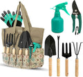 Scuddles All-in-One Gardening Tool Set with Large Storage Tote – Durable, Rust-Resistant Hand Tools with Ergonomic Grip for Digging, Weeding & Planting – Ideal Garden Gift for Women, Men & Beginners