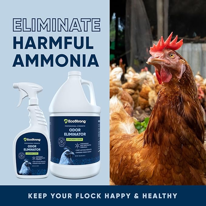Eco Strong Coop Refresher Chicken Coop Odor Eliminator for Chickens (32 oz)