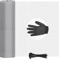 48in x 200ft Hardware Cloth Hot-Dip Galvanized Welded Wire Mesh - Heavy Duty 3/4inch 23 Gauge Chicken Wire Fencing for Garden, Chicken Coop, Rabbit Cage, Rodent & Predator Protection